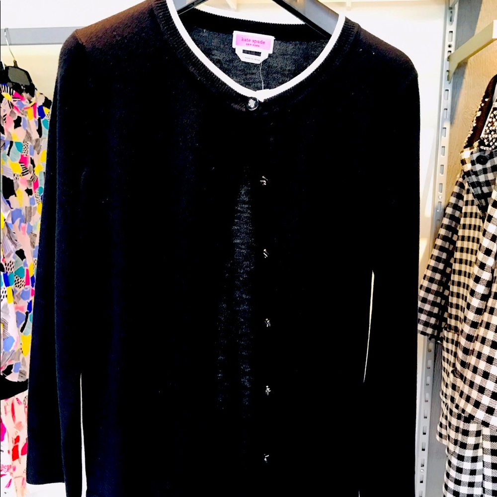 Kate Spade black cardigan